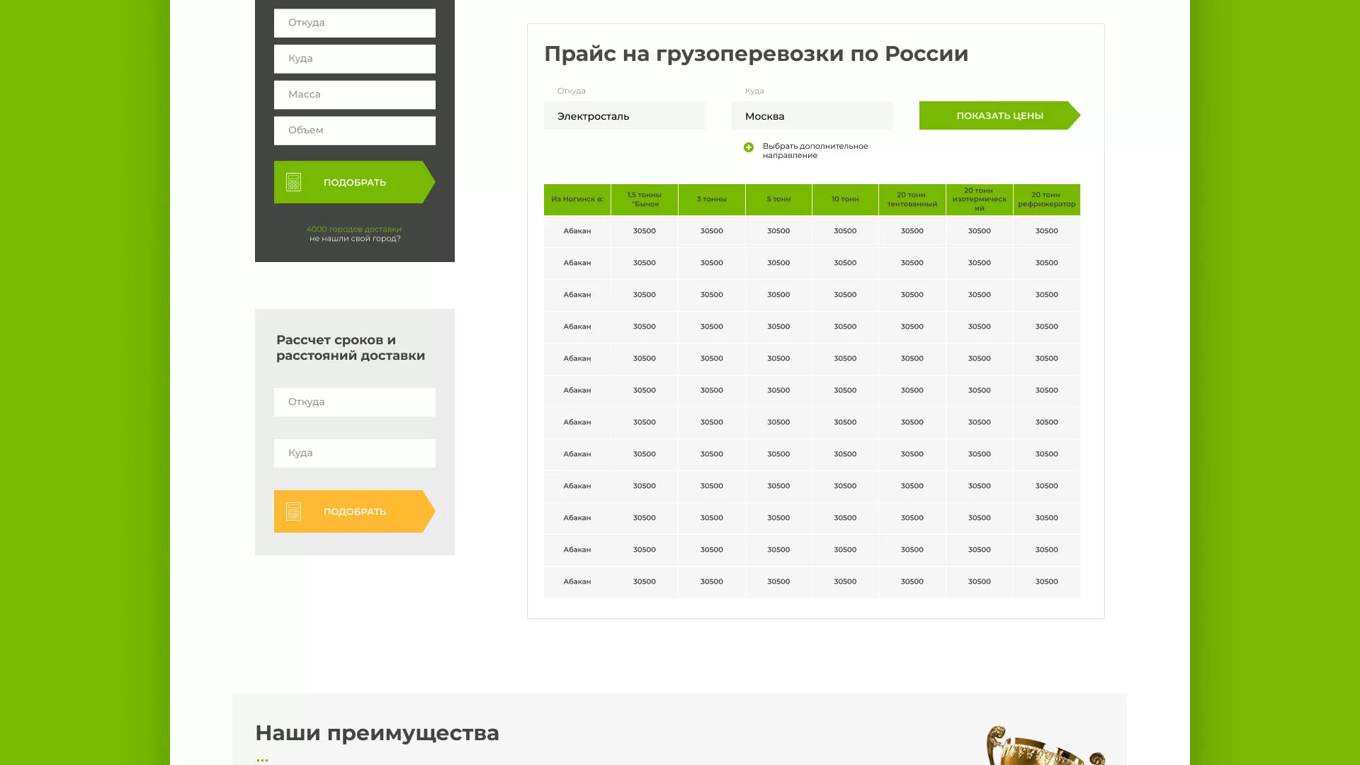 Разработка логотипа и сайта компании «Инком-Логистика» в Цивильске
